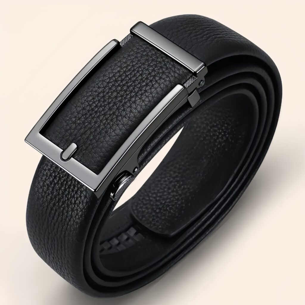 Men's Inward-folding Casual All-match Genuine Leather Belt