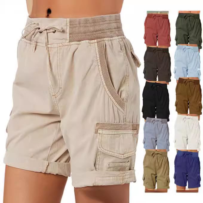 Women's High Waisted Casual Loose Workwear Shorts