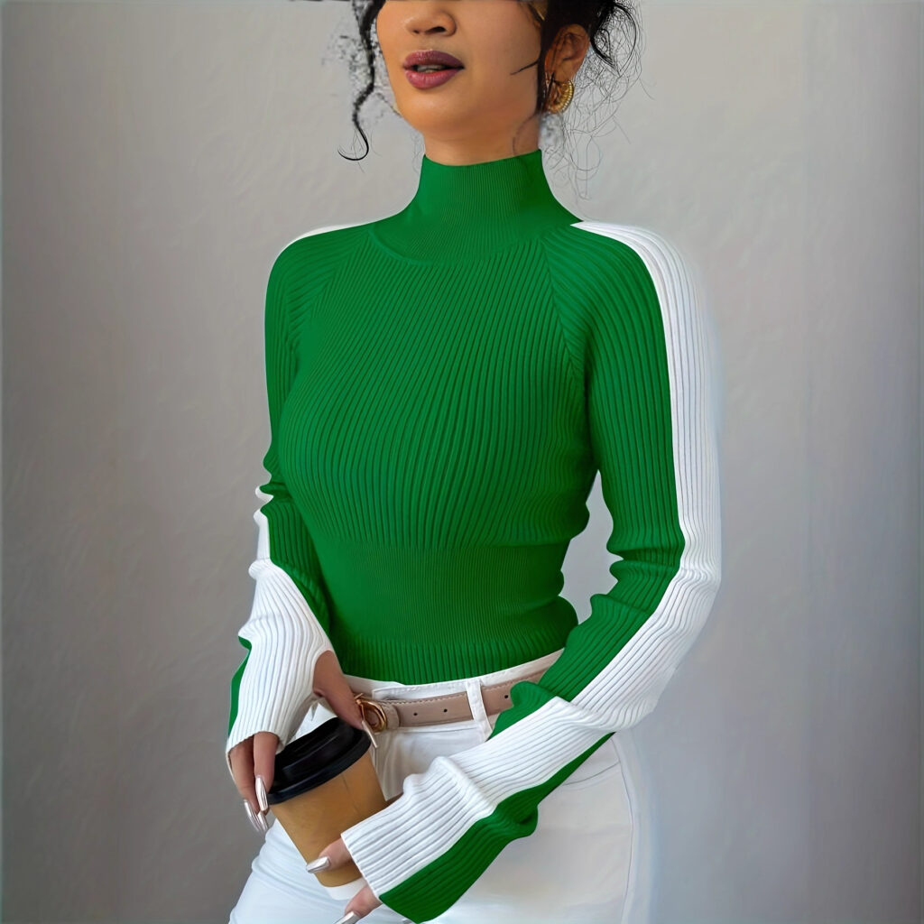 Turtleneck Slim Fit Versatile Sweater