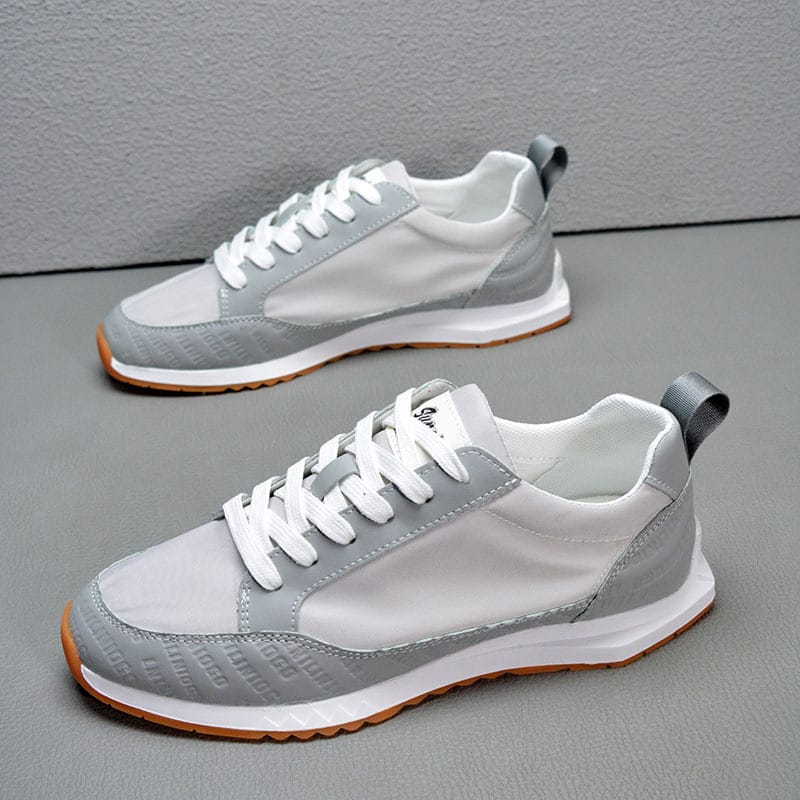 Breathable Ice-silk Fabric Argan Oil Shoes For Men