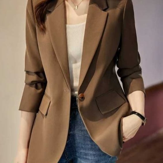 Women's High-end Color Suit Jacket For Petite Figures