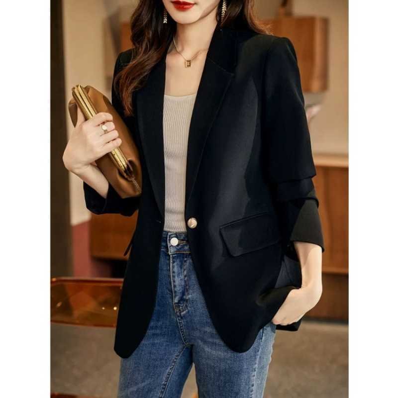 Women's High-end Color Suit Jacket For Petite Figures - Image 4